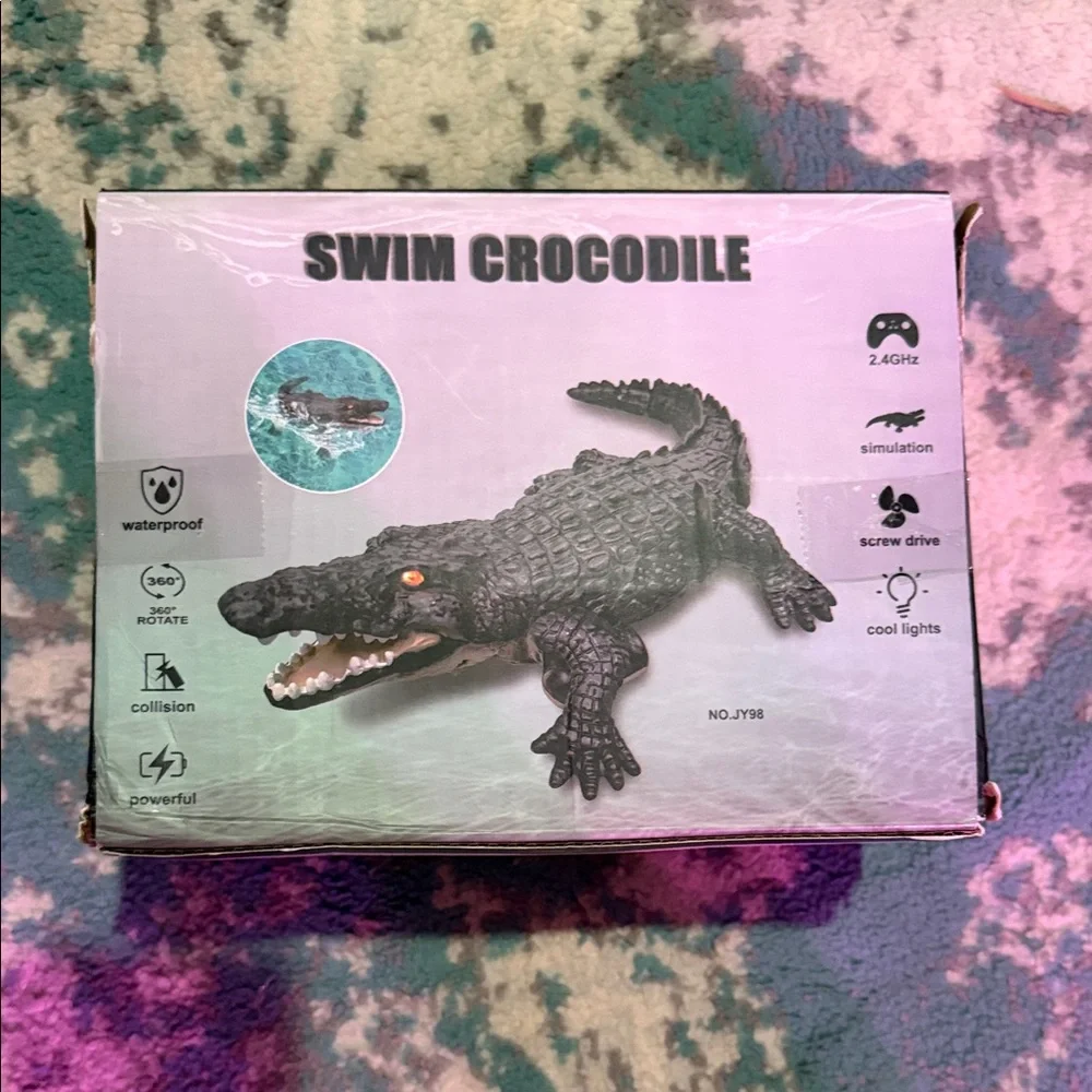 Remote Control Water Crocodile Toy with Controller - Picture 3 of 6